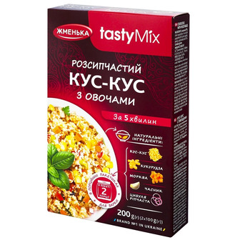 Кус-кус Жменька з овочами 200г