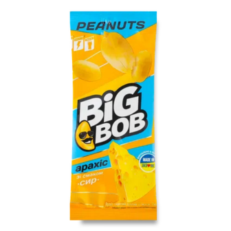 Арахіс Big Bob смажений зі смаком сиру, 60г