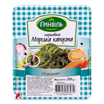 Капуста морська «Грінвіль» «Класична» маринована 250г (250г)