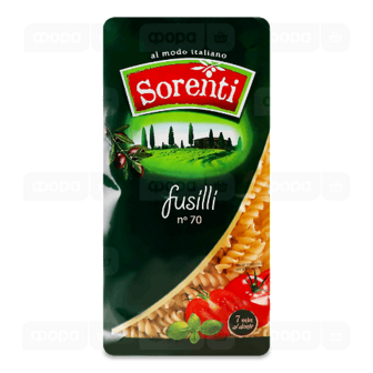 Вироби макаронні Sorenti Fusilli №70 (400г)