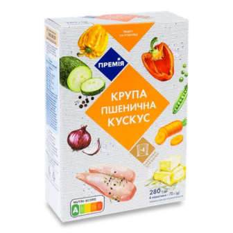 Крупа кускус «Премія»® пшенична, 4*70г (4*70г)