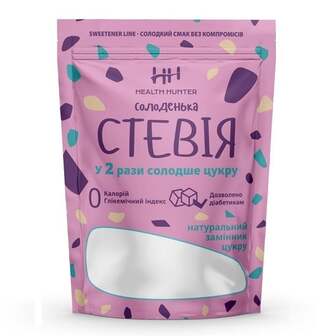 Замінник цукру 280 г Хелс Хантер Солоденька Стевія м/уп 