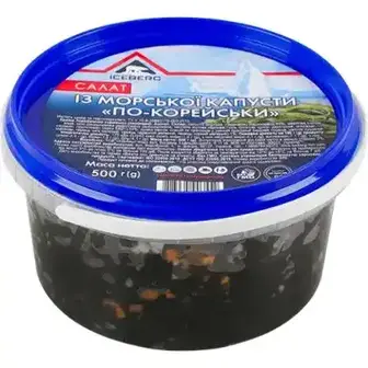 Салат по-корейски Iceberg з морської капусти 500 г
