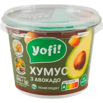 Хумус Yofi! з авокадо 250 г