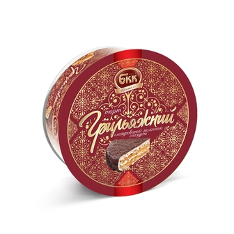 Торт 420 г КБКК Грильяжний глазурований к/уп 