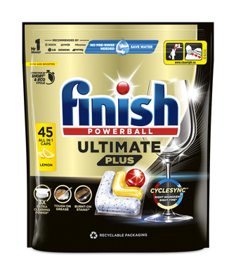 Засіб д/ПММ Finish Ultimate Plus All in 1 Лимон 45шт