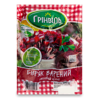 Буряк Грінвіль варений столовий цілий 500 г (4823006804931)
