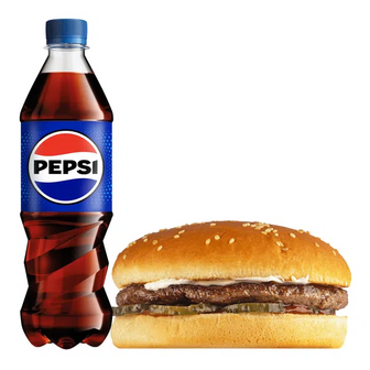 Разом смакує «Гамбургер та Pepsi»