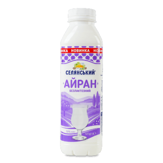 Айран Селянський безлактозний 1,8% 420г (420г)