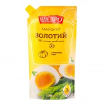 МАЙОНЕЗ ЗОЛОТИЙ 50% 300Г ЩЕДРО