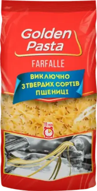 Макаронні вироби Golden Pasta Farfalle 400 г