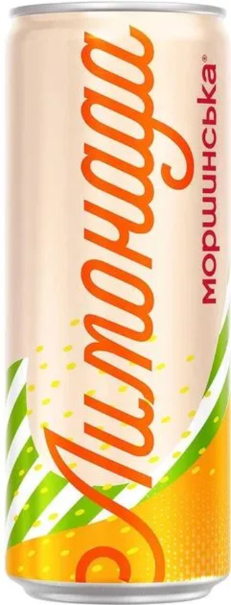 Напій газований Моршинська Лимонада апельсин-персик 0.33 л (4820017002721)
