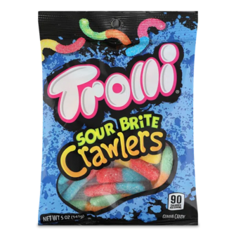 Цукерки Trolli Sour Brite Crawles желейні асорті (141г)