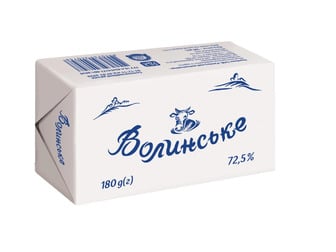 Суміш рослинно-вершкова Волинське 72.5% 180 г (4820239340748)