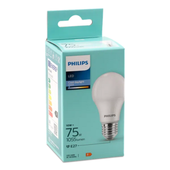 Лампа Philips LED А60 75W 6500K Е27