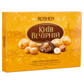 Цукерки "Київ вечірній" 176г ТМ Рошен
